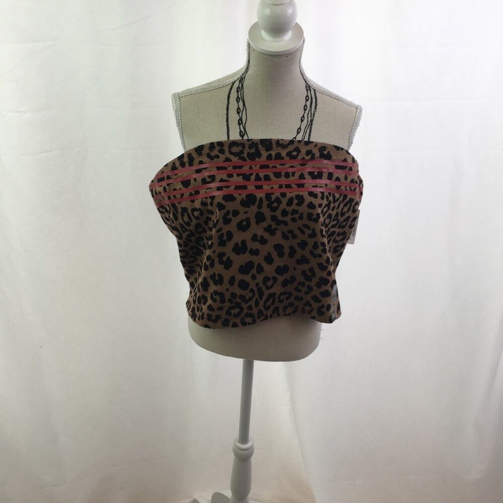 Flirtitude Active Crop Top Chocolate Leopard XXL